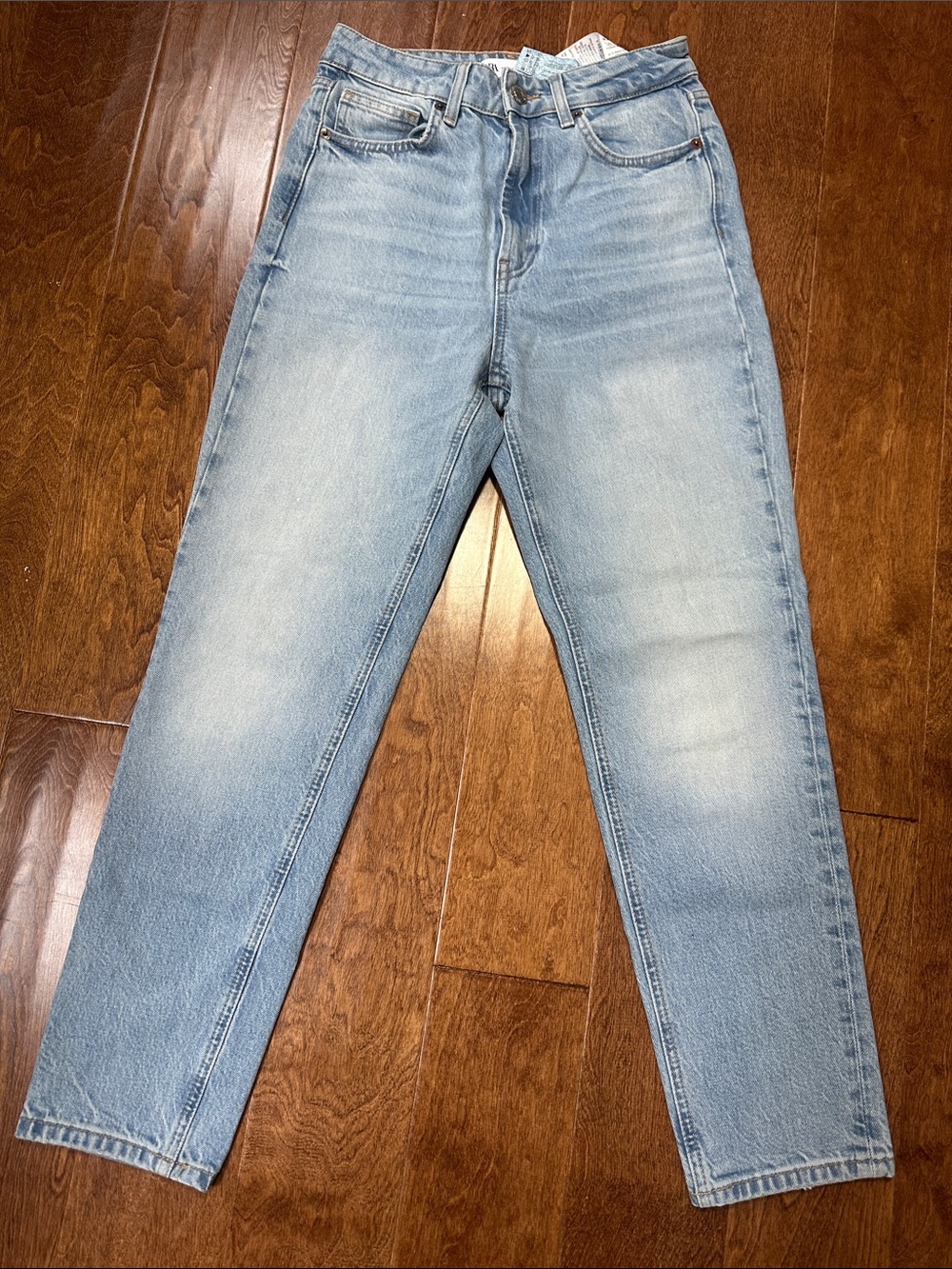 Zara Light Blue High-Rise Women's Jeans
